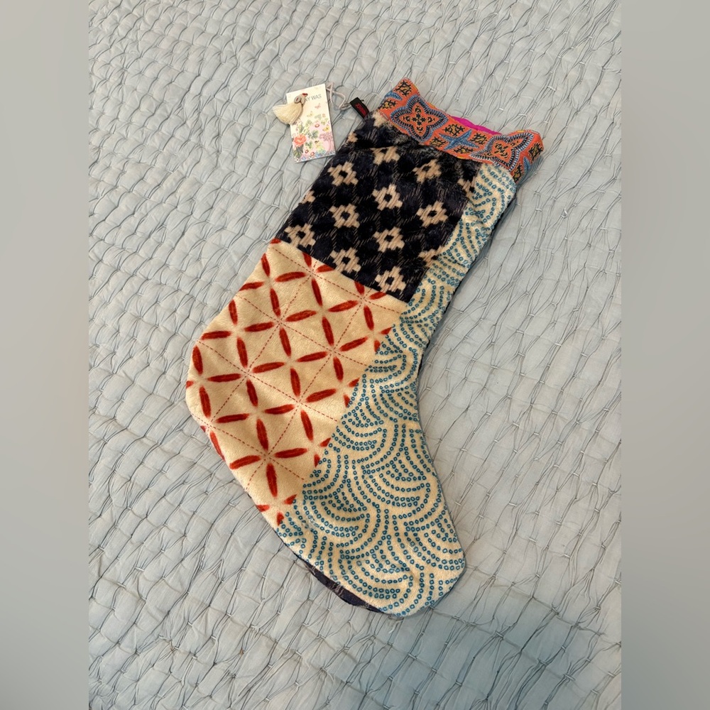 Johnny Was Multicolor Holiday Stocking
